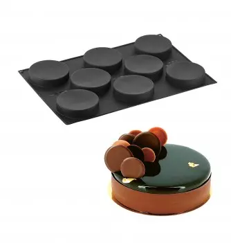 Professional Silicone Mould - 8 Inserts