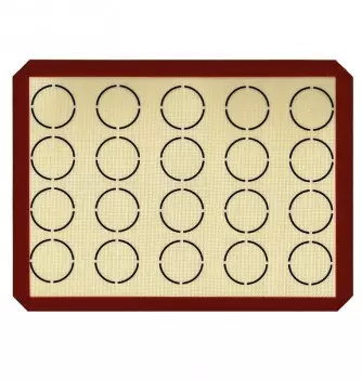 Silicone Cooking Mat round marking