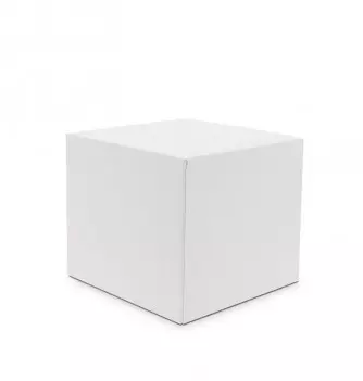 Set of 5 Pastry Boxes High White 20x20xh.18cm