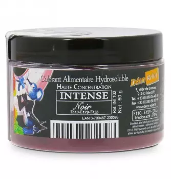 Intense Water Soluble Food Colouring Powder - Black...