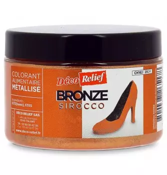 Colorant Alimentaire Métallisé en Poudre - Bronze Sirocco...