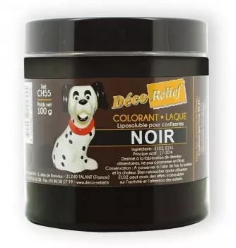 Colorant Alimentaire Liposoluble Noir Laque 100g