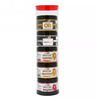 Lot de 5 colorants métallisés - Les incontournables