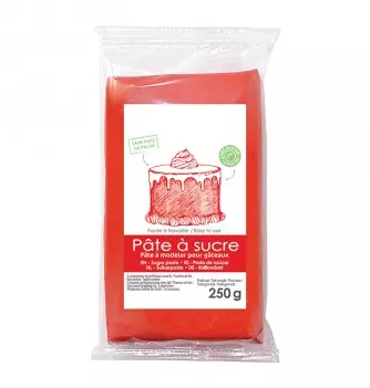 Pâte à Sucre Rouge - 250g