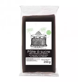 Pâte à Sucre Noir - 250g