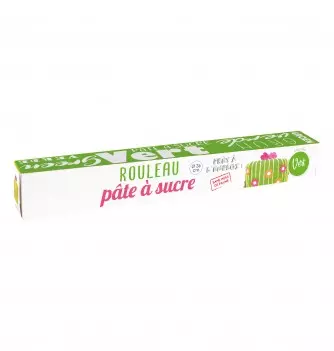 Pâte à Sucre Verte en rouleau - 430g