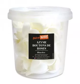 30 Roses blanches en azyme